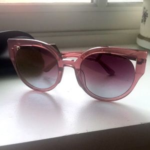 Pink enamel sunglasses